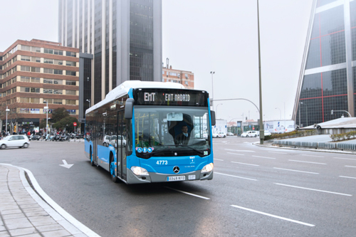 Service de bus à Madrid