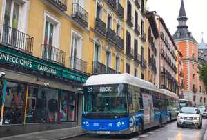 Autobus a Madrid